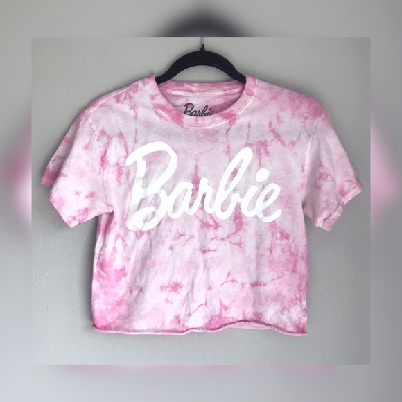 white barbie crop top